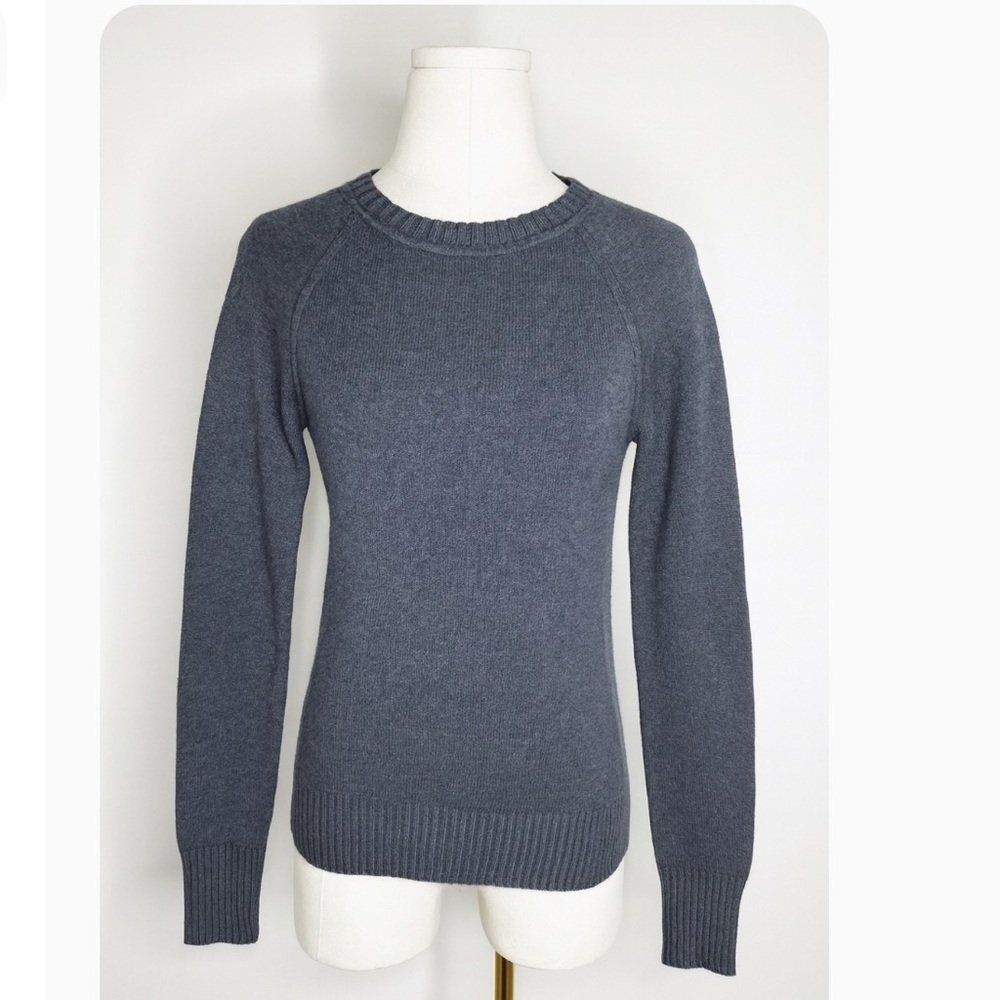 Lululemon Still Lotus Reversible Crewneck Sweater – Blue Ice – Fits XS / Size 2